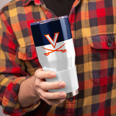 Virginia 30oz Colorblock Stainless Steel Tumbler