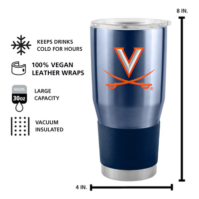 Virginia Gameday 30oz Stainless Tumbler - Logo Brands