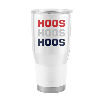 Virginia Red White & HOO 30oz Flipside Stainless Steel Tumbler