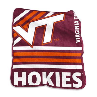 Virginia Tech Raschel Throw - Logo Brands