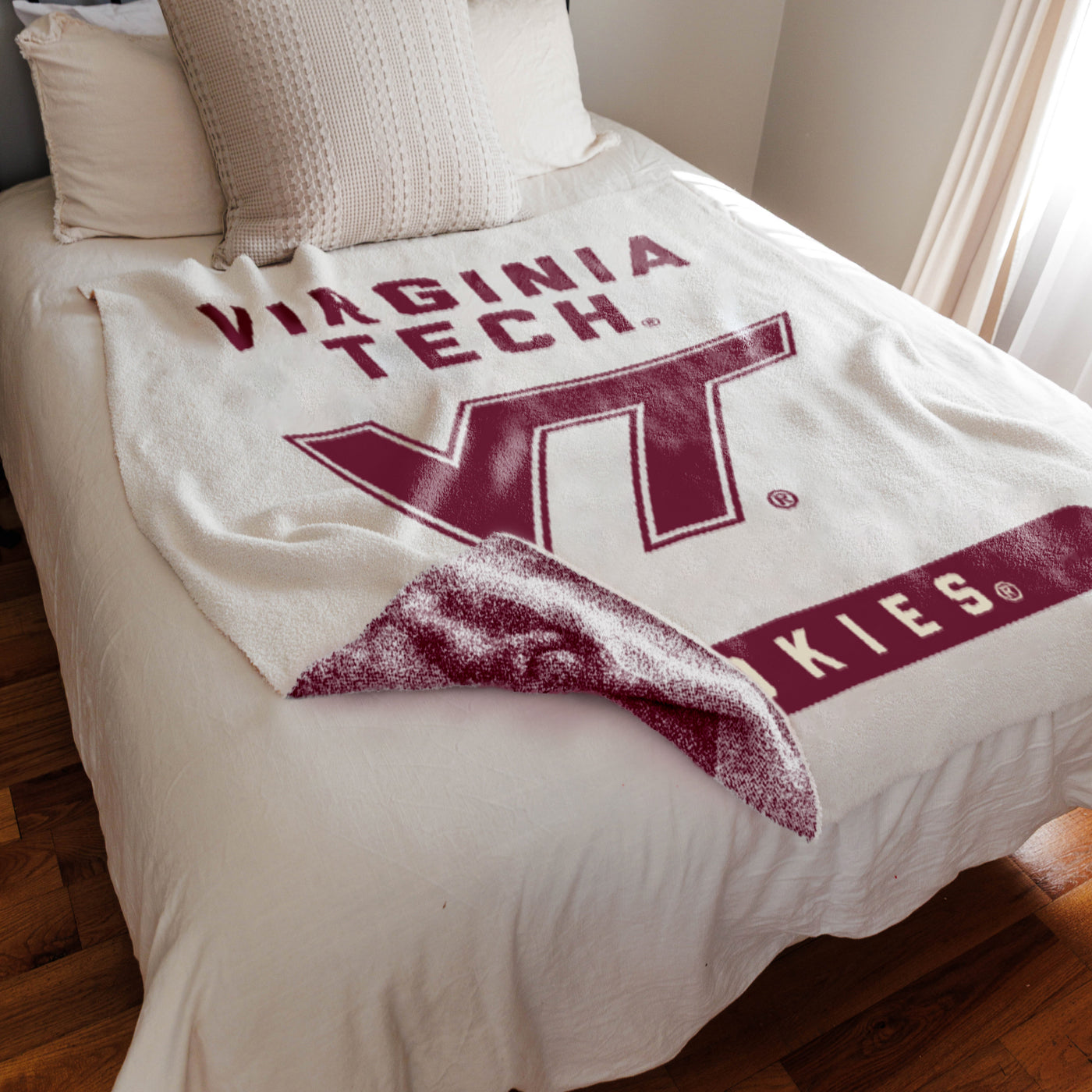 Virginia Tech Luxe Prime Dreams Throw