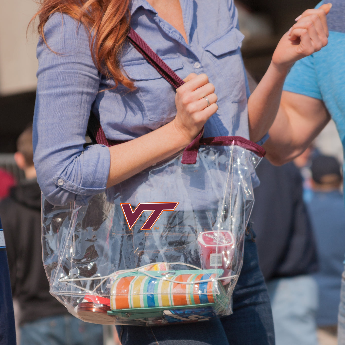 Virginia Tech Stadium Clear Bag - Logo Brands