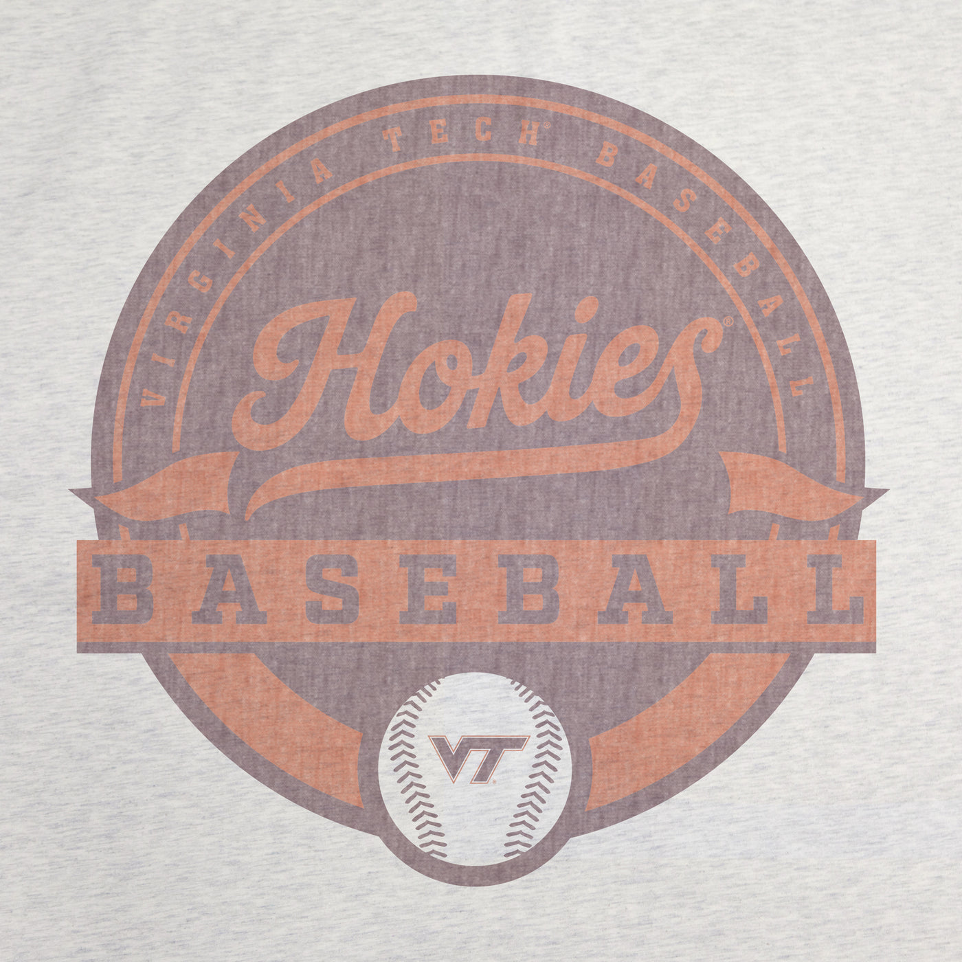 Virginia Tech Baseball Sublimated Sweatshirt Blanket