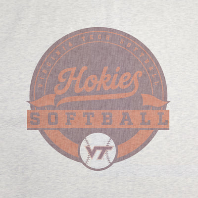 Virginia Tech Softball Sublimated Sweatshirt Blanket
