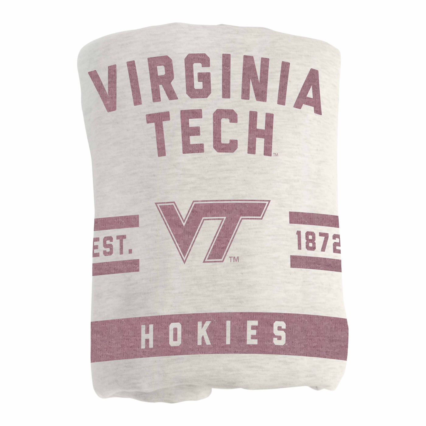 Virginia Tech Oatmeal Sweatshirt Blanket