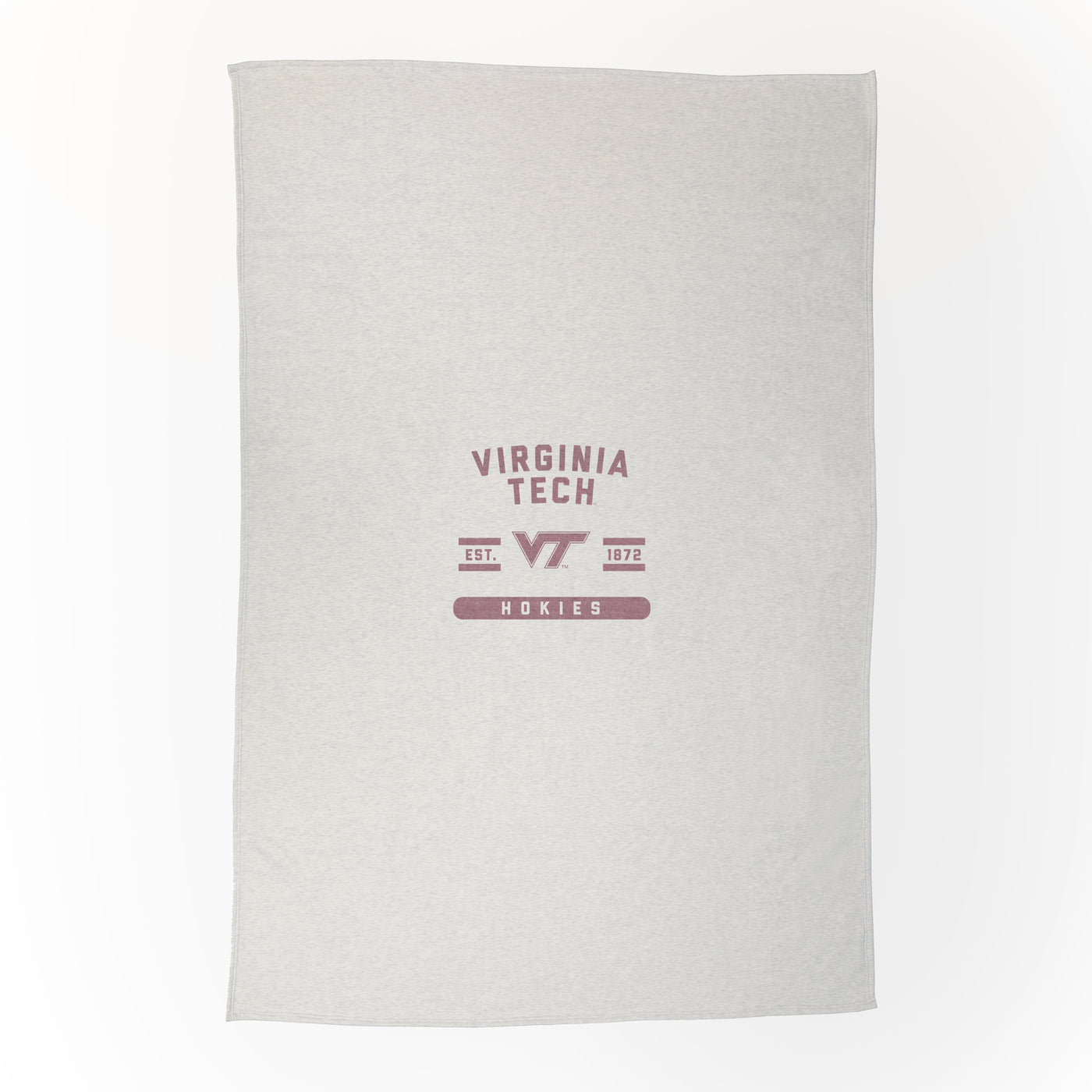 Virginia Tech Oatmeal Sweatshirt Blanket