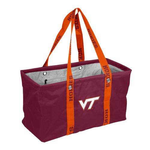 Virginia Tech Picnic Caddy bag with a durable dig strap, ideal for outdoor gatherings and sports events.