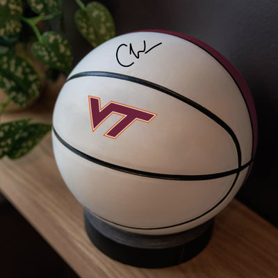 Virginia Tech Mini Size Autograph Basketball