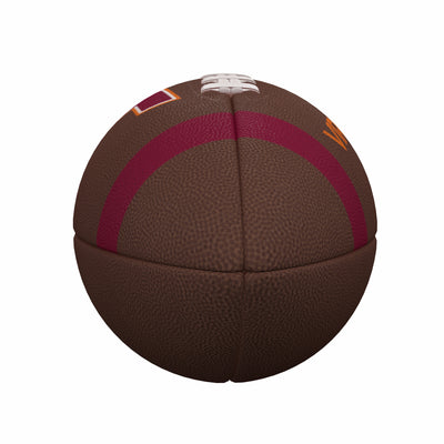 Virginia Tech Team Stripe Official-Size Composite Football