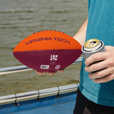 Virginia Tech Pinwheel Junior Size Rubber Football