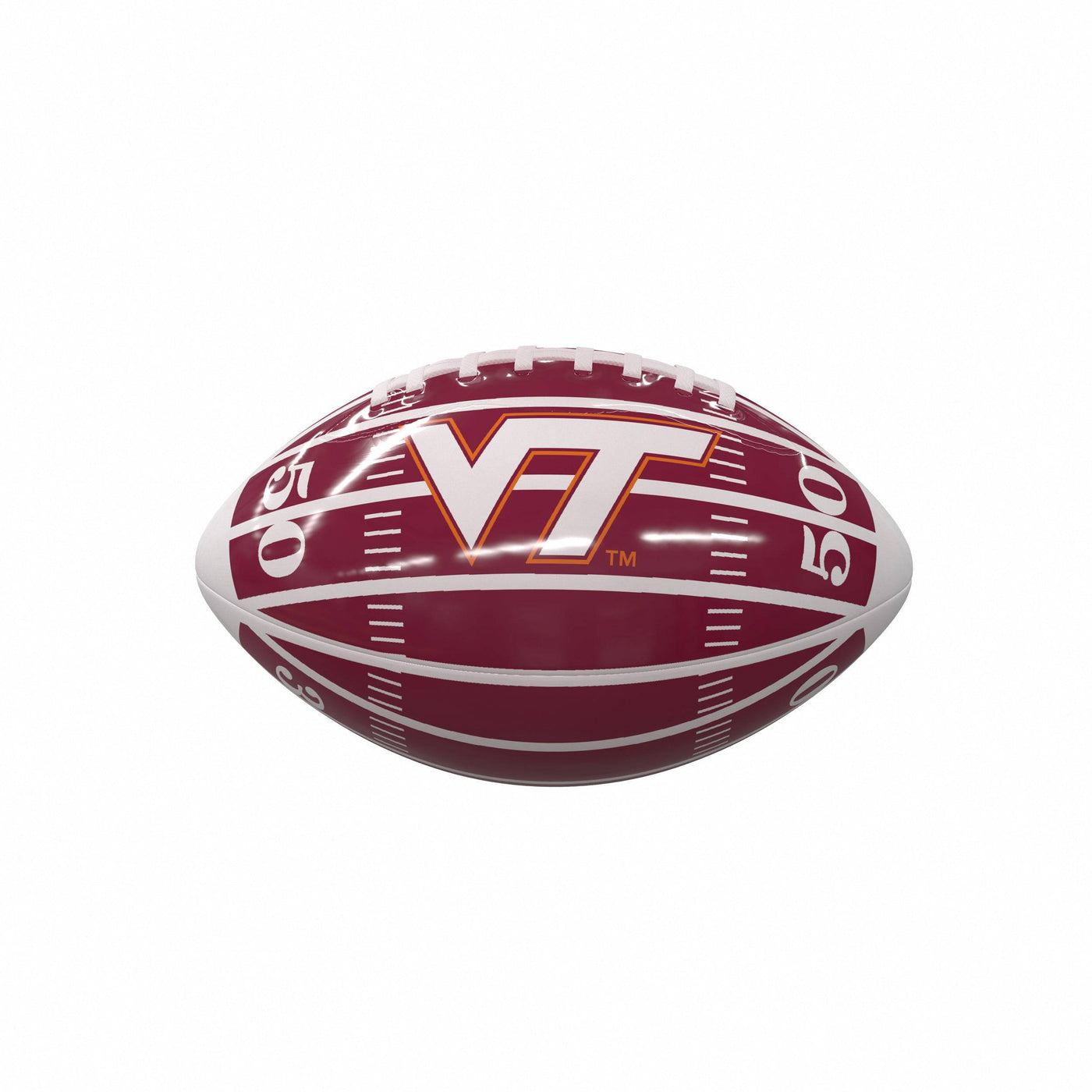 Virginia Tech Field Mini-Size Glossy Football