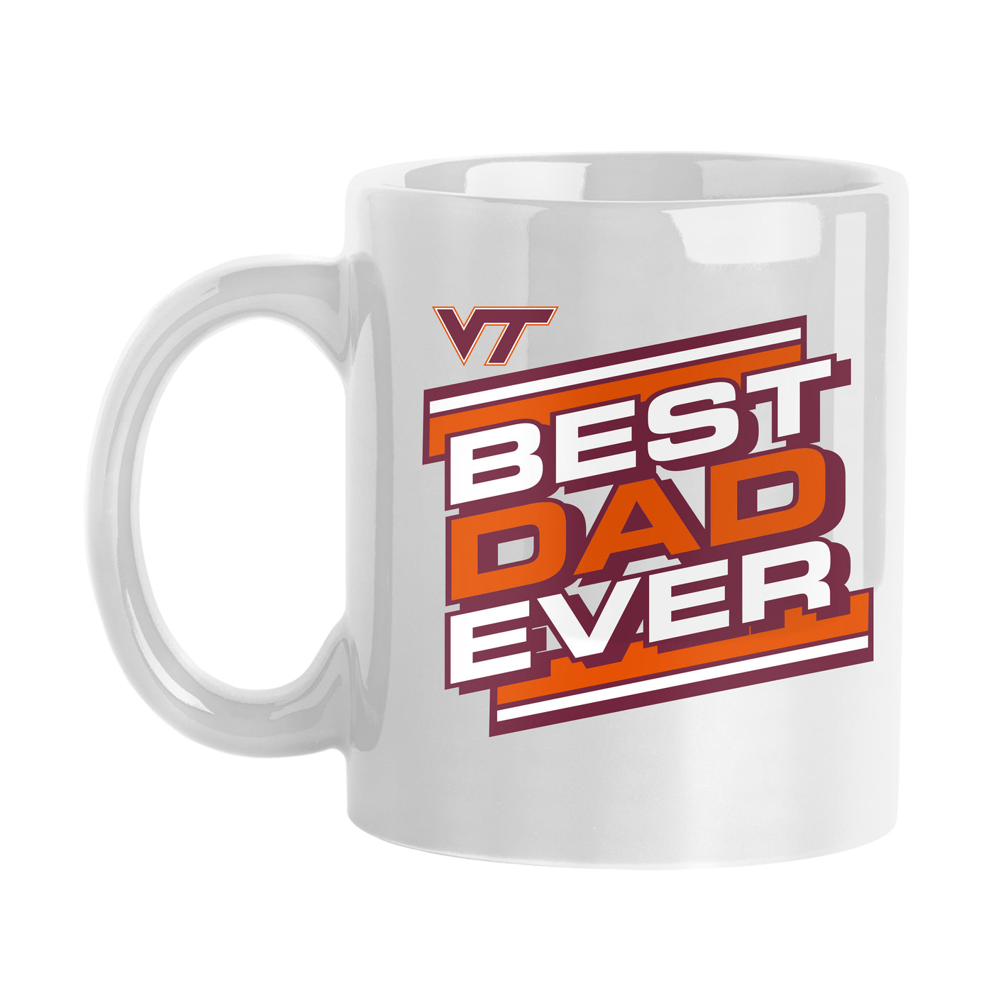Virginia Tech 11oz Best Dad Ever Sublimated Mug