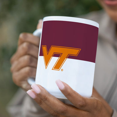 Virginia Tech 15oz Colorblock Sublimated Mug
