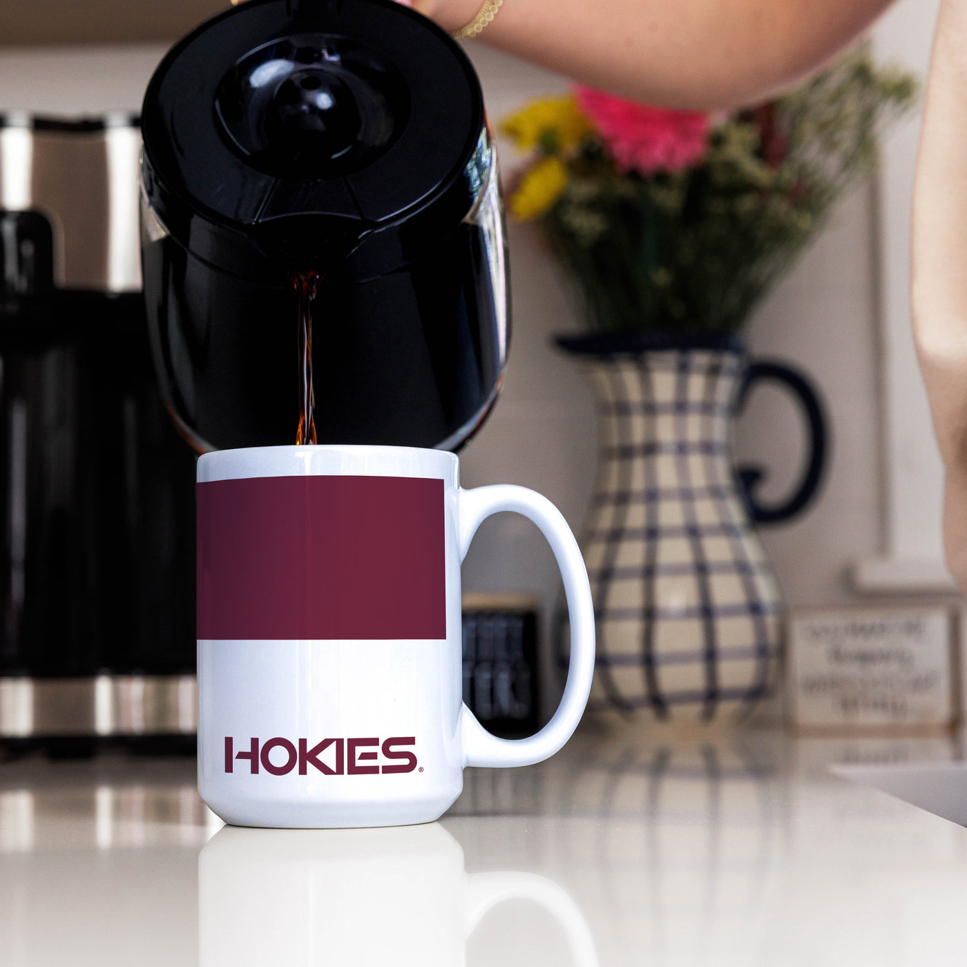 Virginia Tech 15oz Colorblock Sublimated Mug