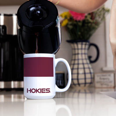 Virginia Tech 15oz Colorblock Sublimated Mug