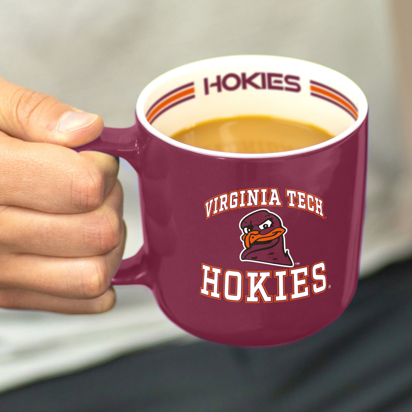 Virginia Tech 15oz Stripe Mug