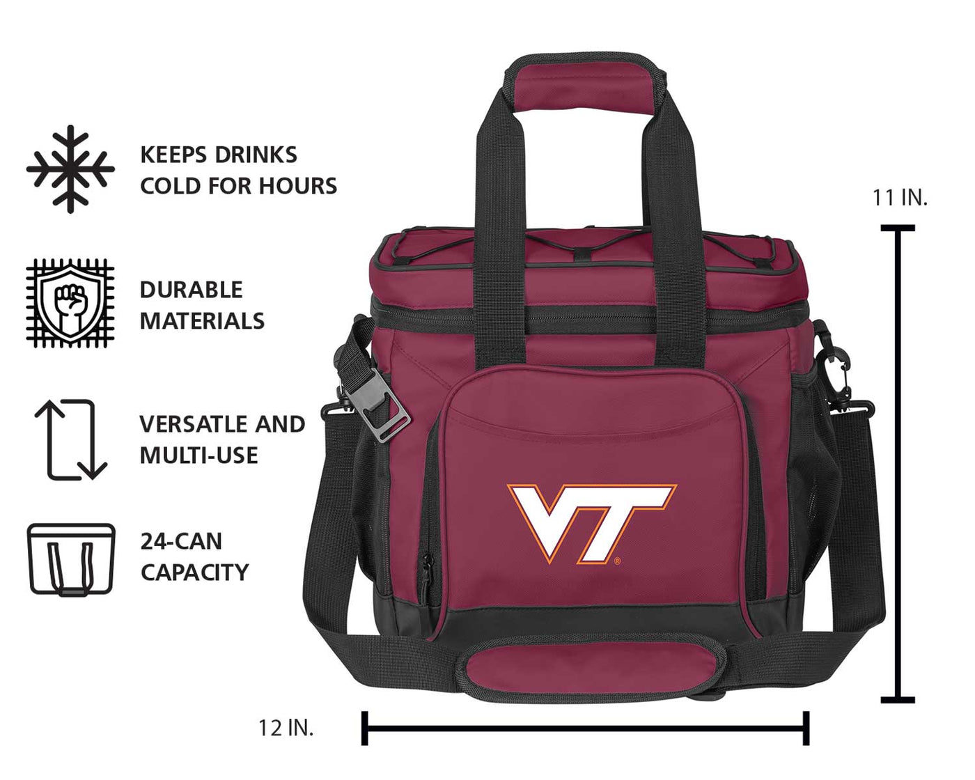 Virginia Tech 24 Can Flex Cooler