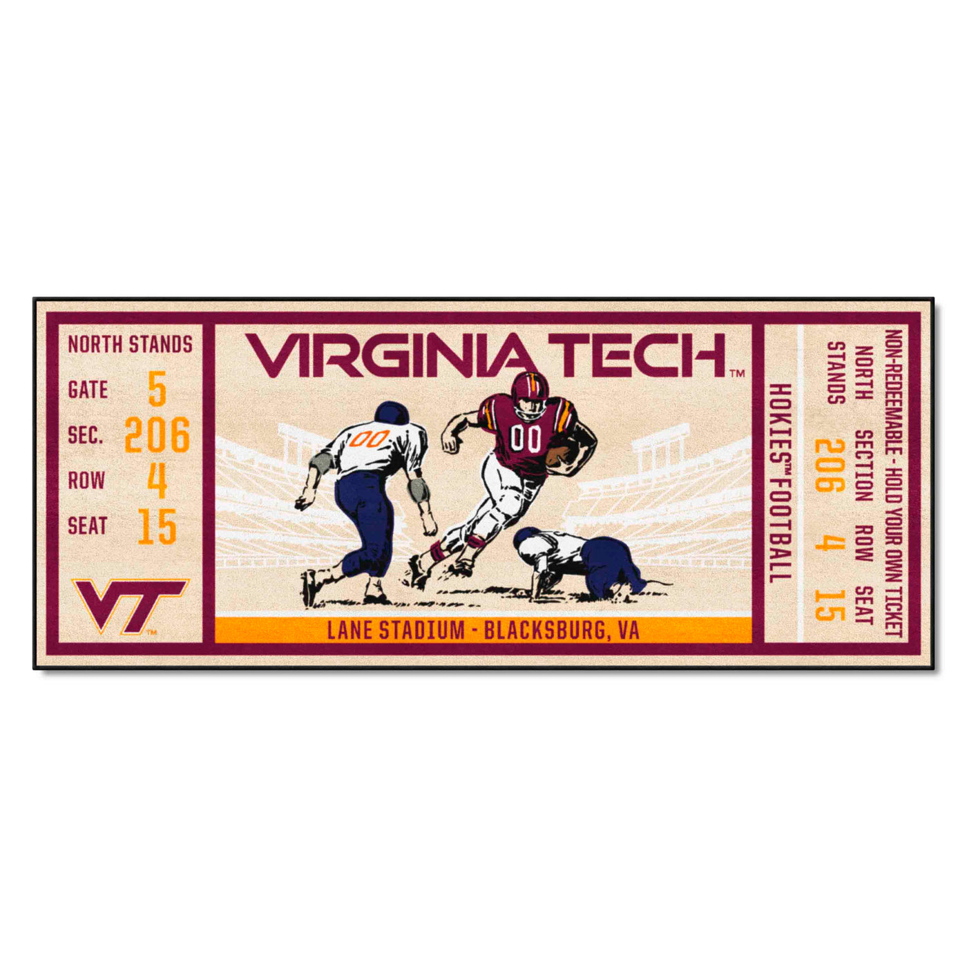 Virginia Tech Ticket Runner