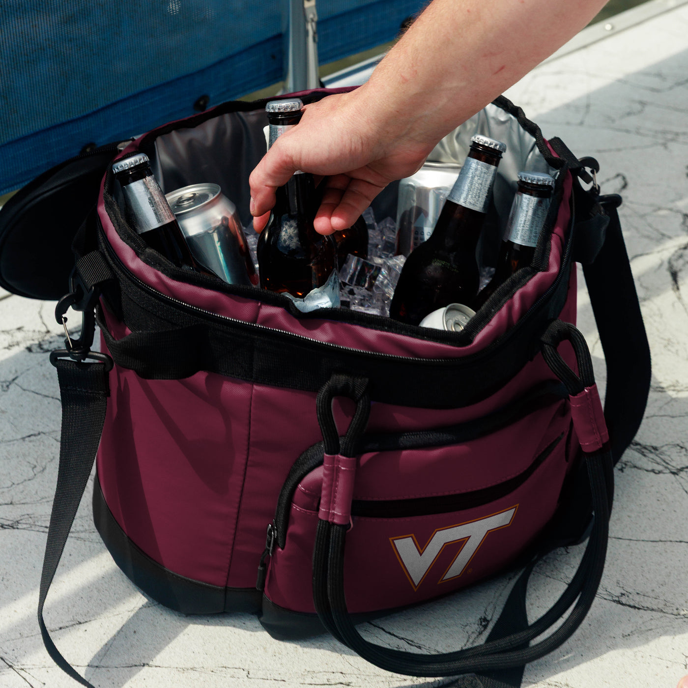 Virginia Tech 35 Can Flex Cooler