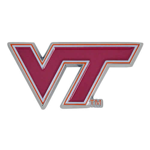 Virginia Tech color emblem by Logo Brands featuring the university’s emblem in vibrant colors on a fabric patch.