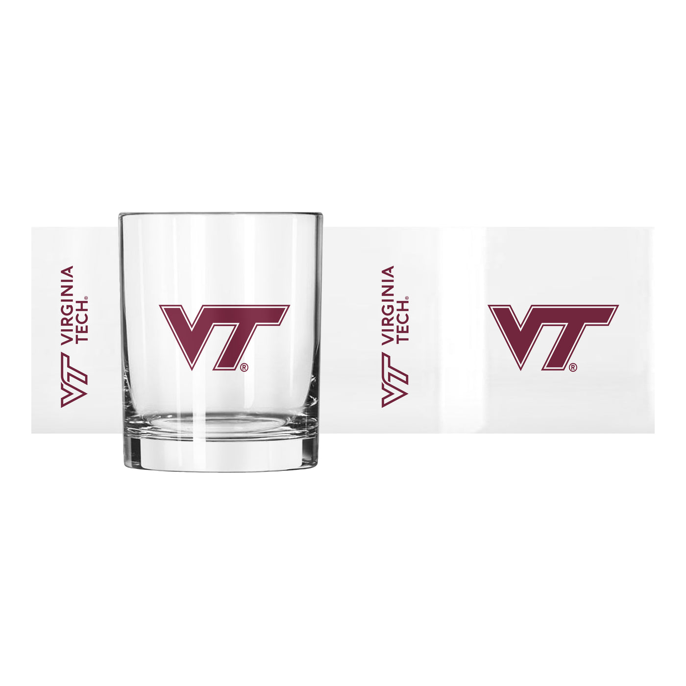 Virginia Tech 14oz Gameday Rocks Glass