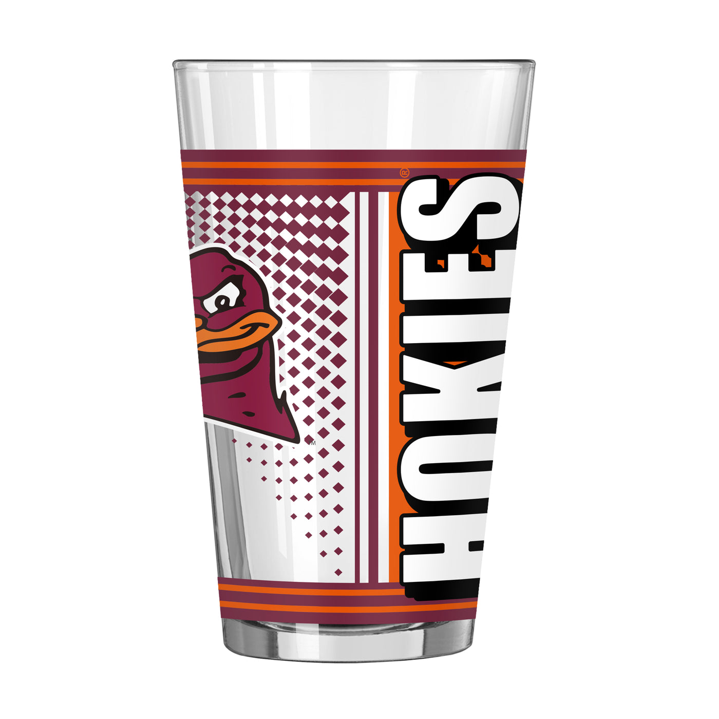 Virginia Tech 16oz Hero Pint Glass - Logo Brands