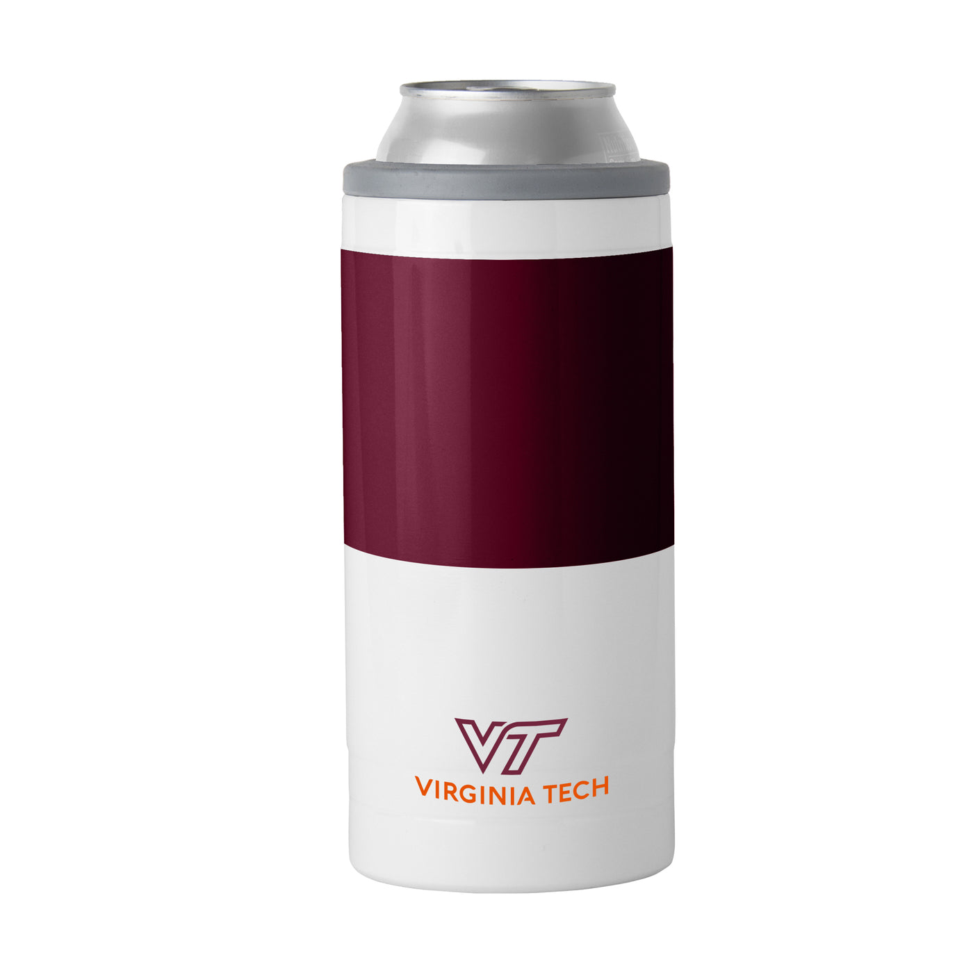 Virginia Tech 12oz Colorblock Slim Can Coolie