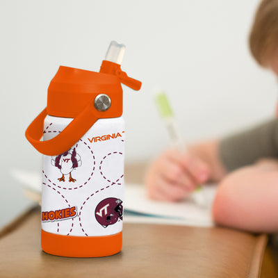 Virginia Tech 12oz Mascot SS Kids Bottle