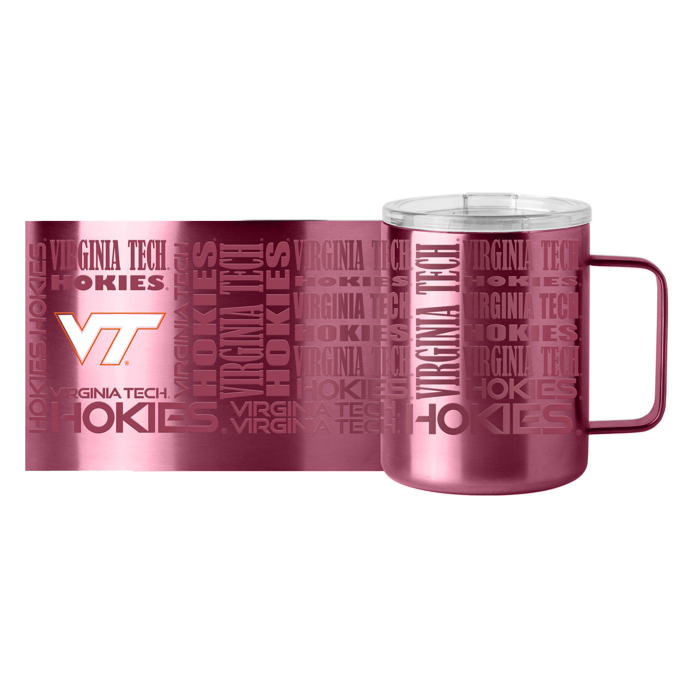 Virginia Tech 15oz Replay Stainless Steel Mug
