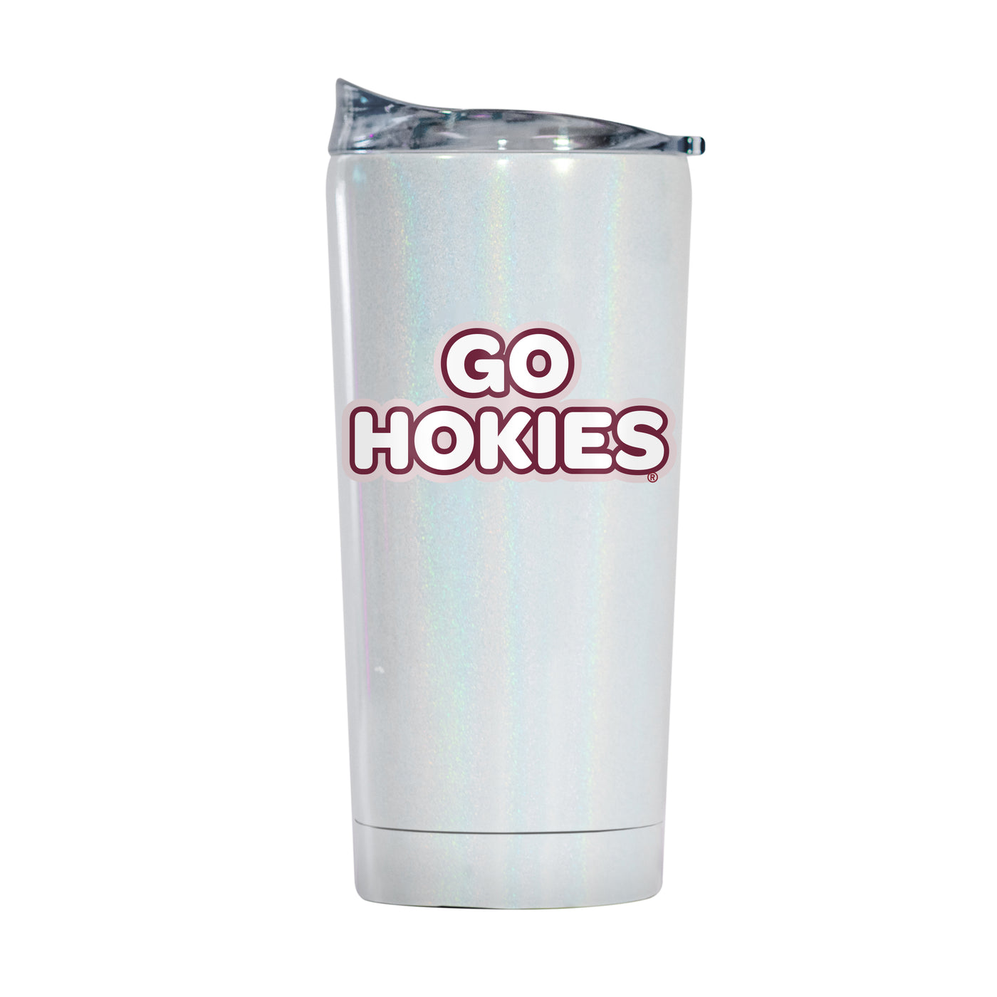 Virginia Tech 20oz Bubble Iridescent Tumbler