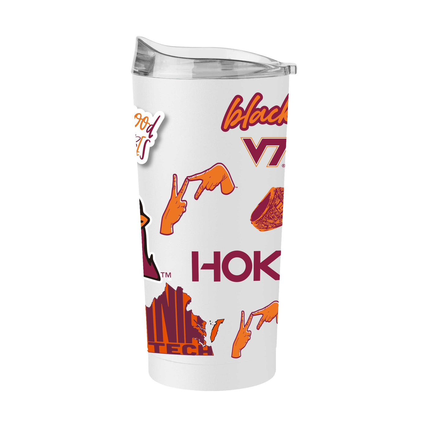Virginia Tech 20oz Native Powder Coat Tumbler