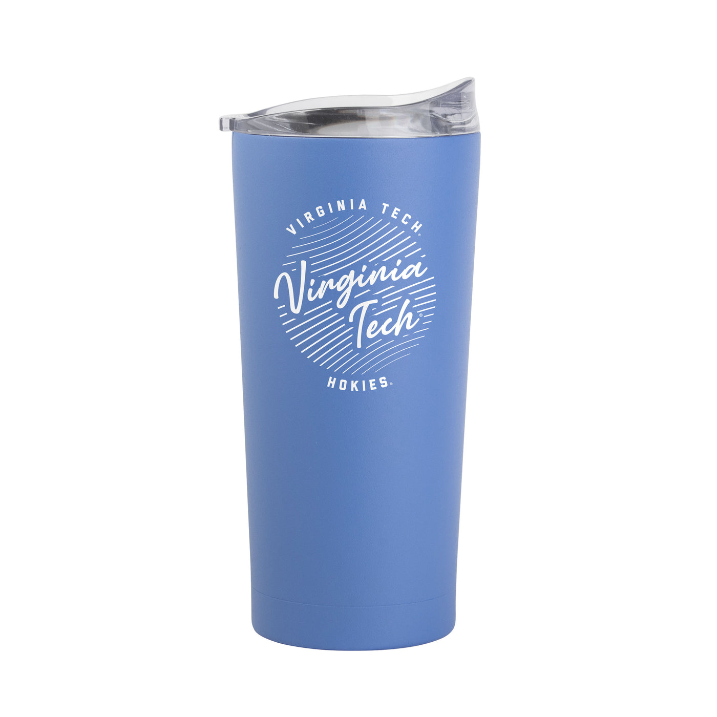 Virginia Tech 20oz Retro Script Arctic Powder Coat Tumbler