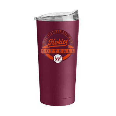 Virginia Tech Softball 20oz Powder Coat Tumbler