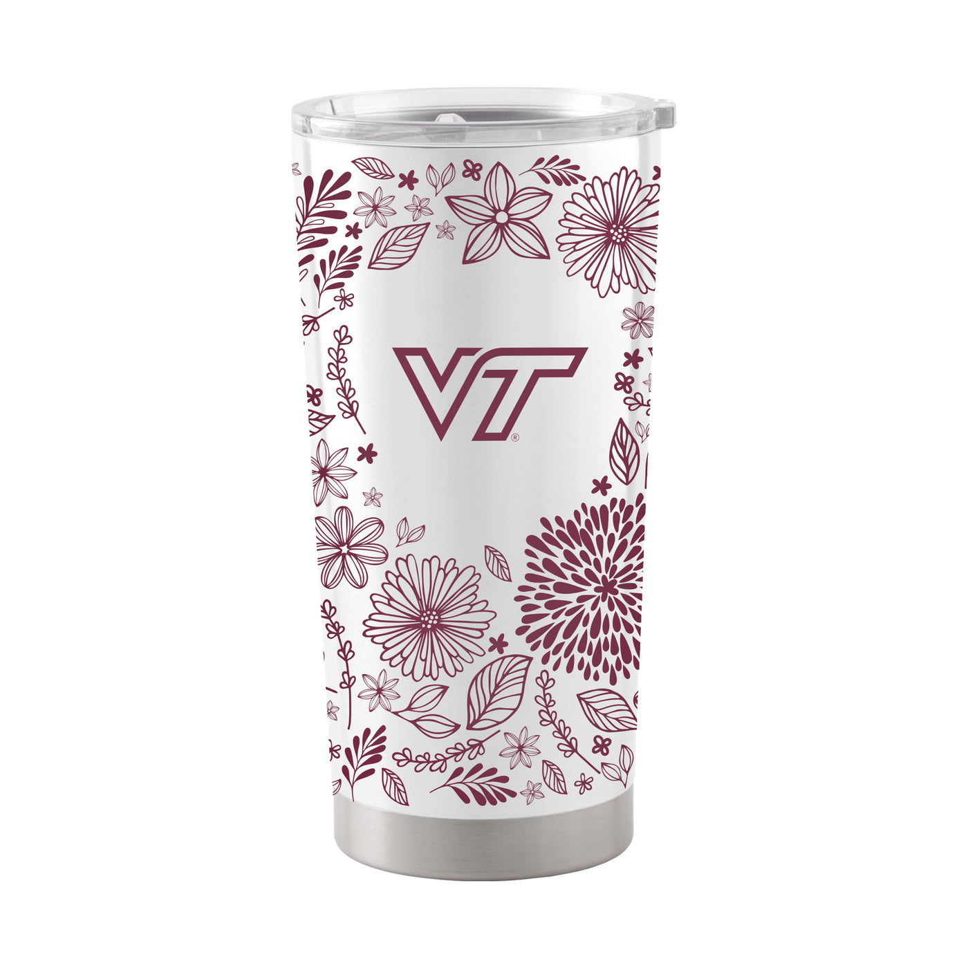 Virginia Tech 20oz Botanical Stainless Tumbler