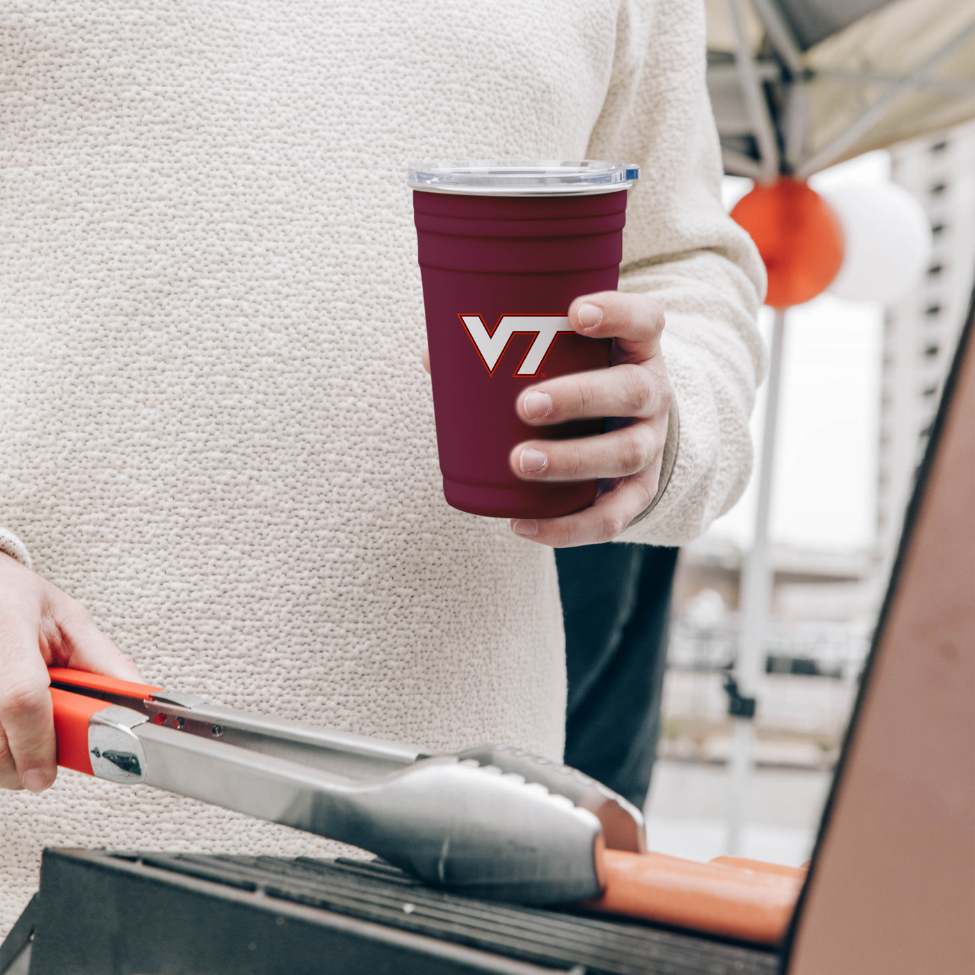 Virginia Tech 22oz Flipside Stainless Cup