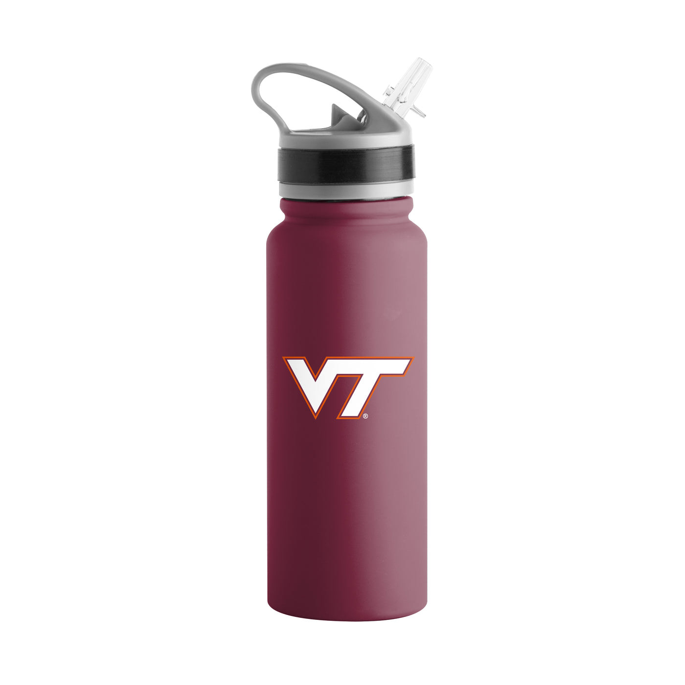 Virginia Tech 25oz Campus Color Letterman Stainless Single Wall Flip Top Bottle