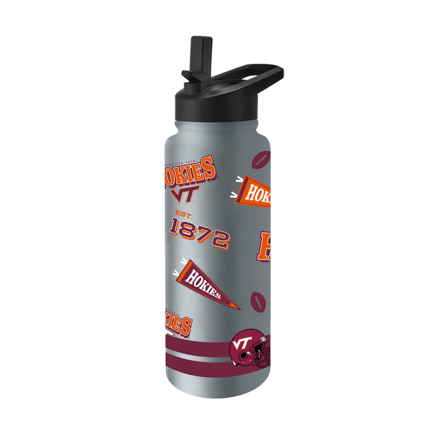 Virginia Tech 34oz TJX Native Quencher Bottle