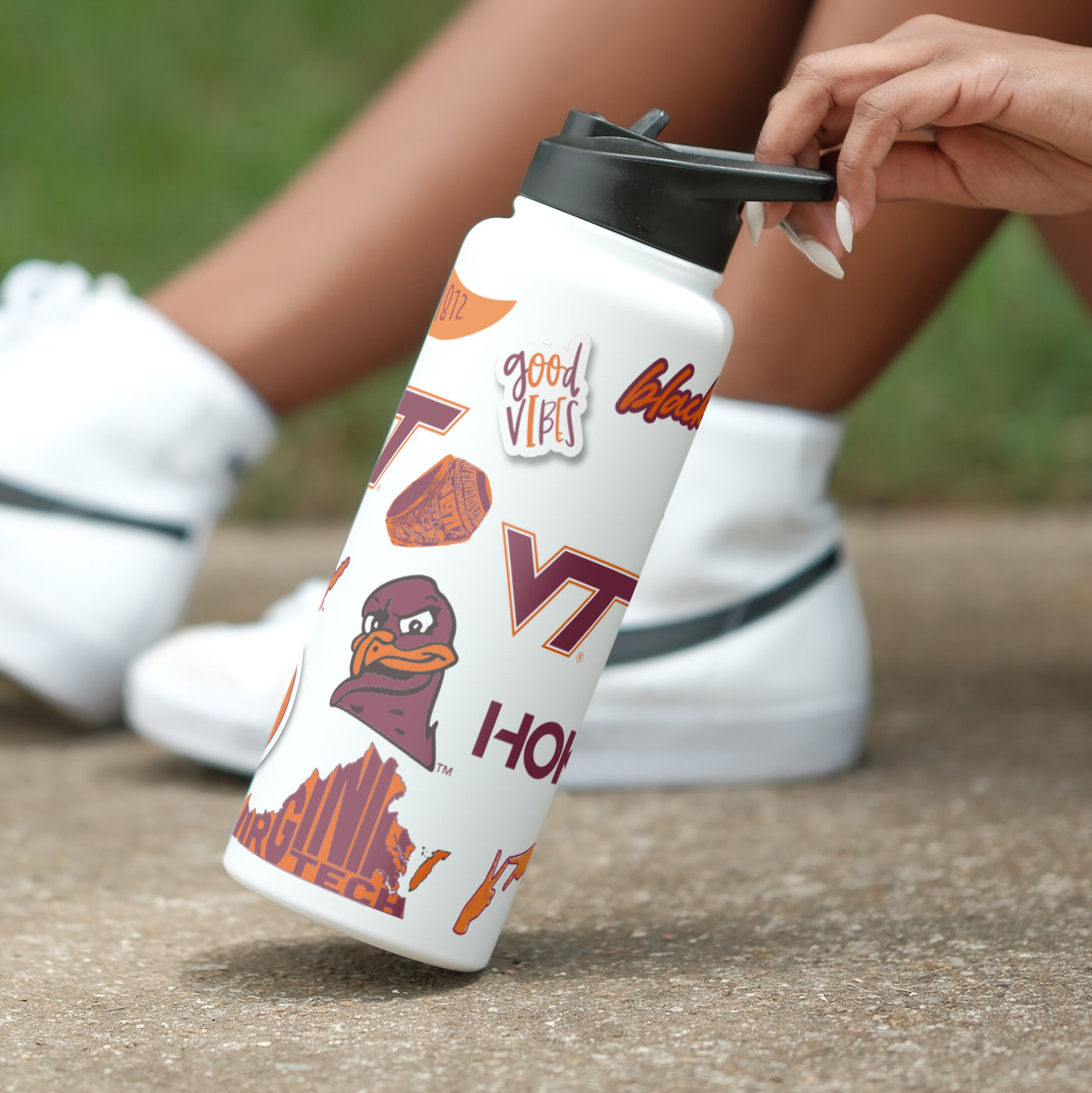 Virginia Tech 34oz Native Quencher Bottle