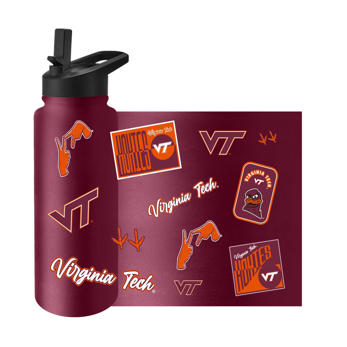 Virginia Tech 34oz Dreamweave Quencher Bottle