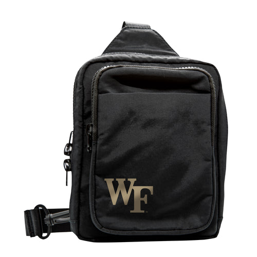 Wake Forest Dash Pack bag by Logo Brands featuring the team logo and compact design, ideal for sports and travel.