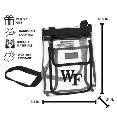 Wake Forest Gameday Clear Crossbody