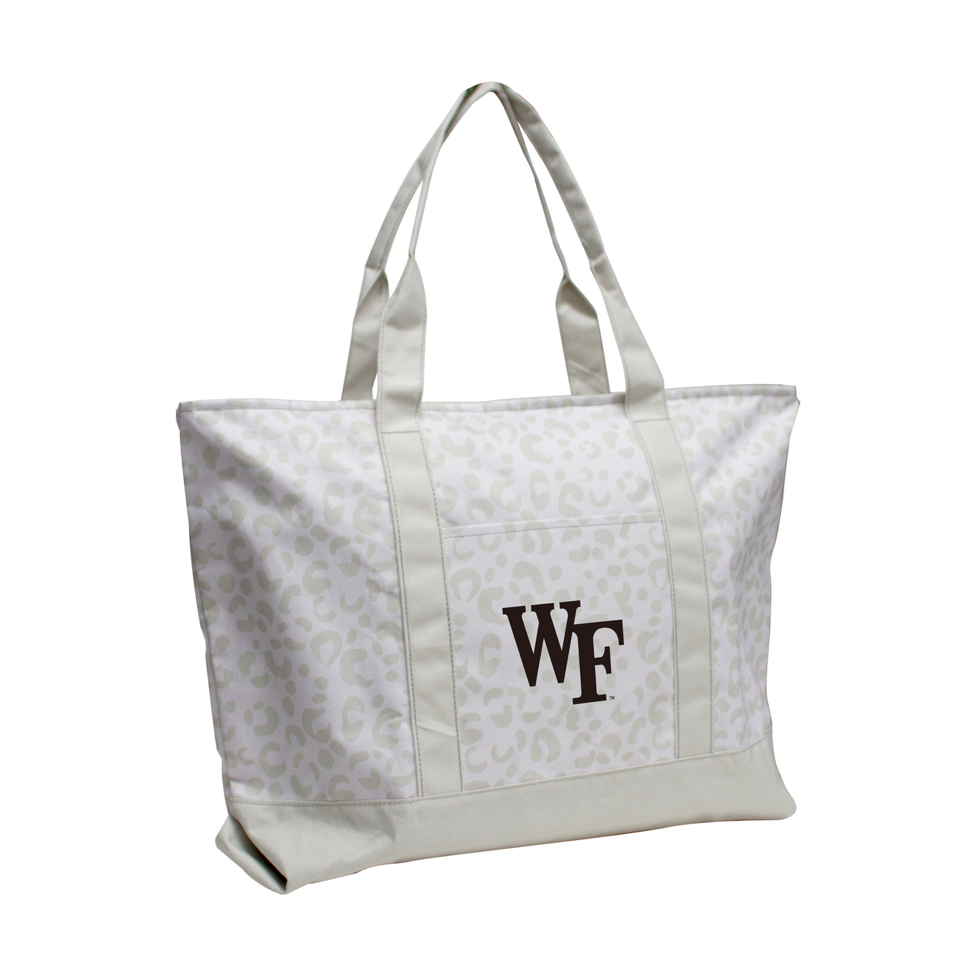 Wake Forest Leopard Pattern Tote - Logo Brands
