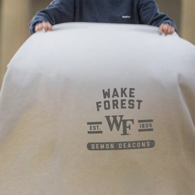 Wake Forest Oatmeal Sweatshirt Blanket