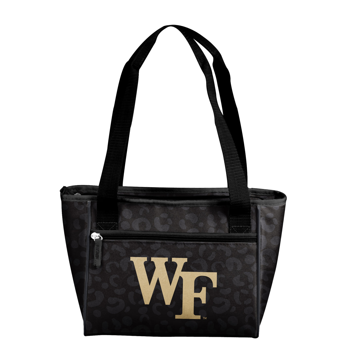 Wake Forest Leopard Print 16 Can Cooler Tote