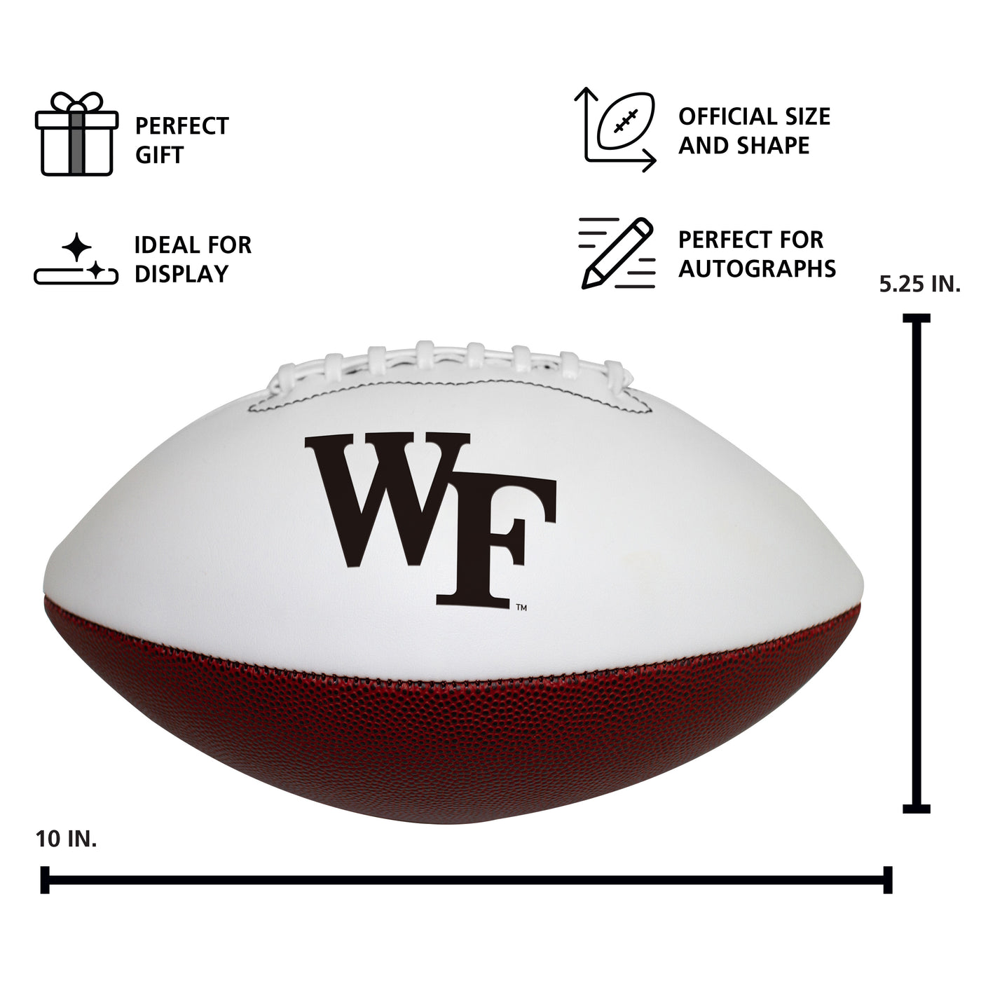 Wake Forrest Official-Size Autograph Football