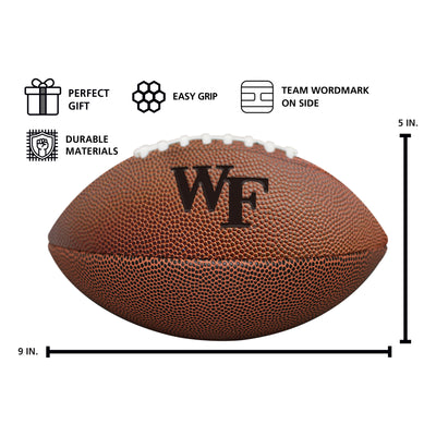 Wake Forest Mini Size Composite Football