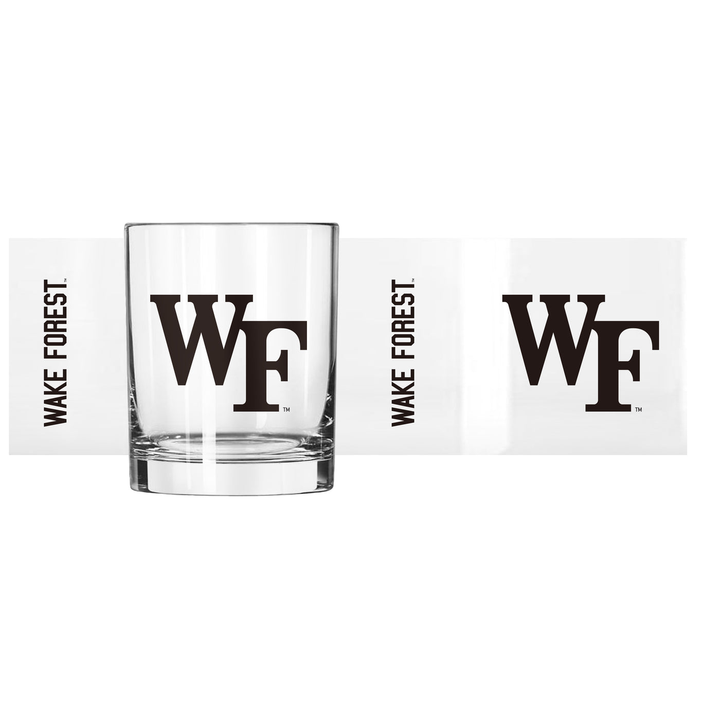 Wake Forest 14oz Gameday Rocks Glass