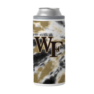 Wake Forest 12oz Tie Dye Slim Can Coolie