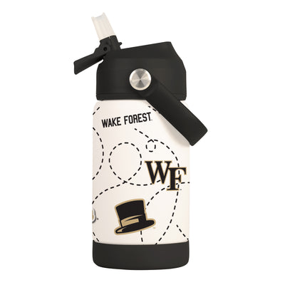 Wake Forest 12oz Mascot SS Kids Bottle