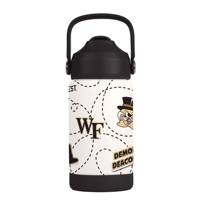 Wake Forest 12oz Mascot SS Kids Bottle